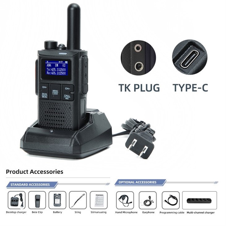 Mini 2WAE S256 Dmr Walkie Talkie